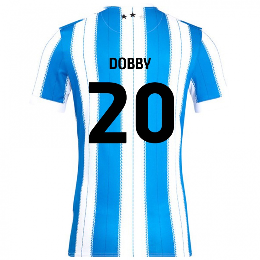 Kinder Sarah Dobby #20 Blau Weiß Heimtrikot Trikot 2024/25 T-Shirt