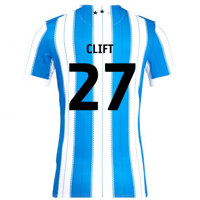 Kinder Cassidy Clift #27 Blau Weiß Heimtrikot Trikot 2024/25 T-Shirt