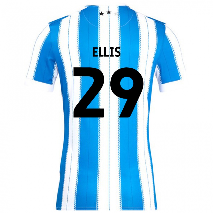 Kinder Molly Ellis #29 Blau Weiß Heimtrikot Trikot 2024/25 T-Shirt