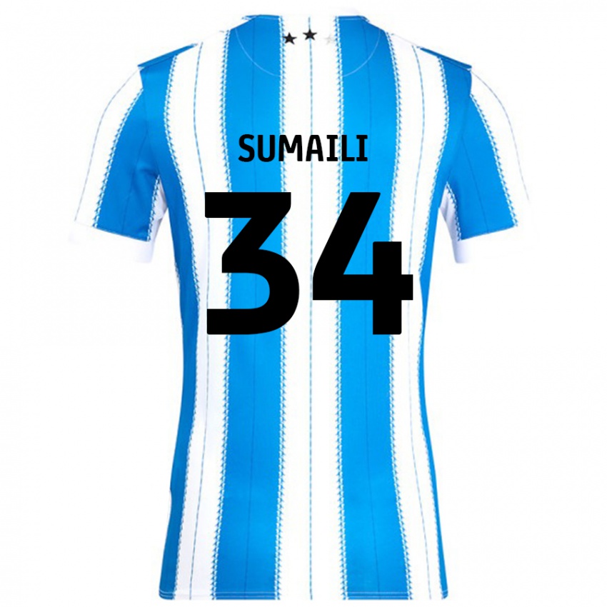 Kinder Falone Sumaili #34 Blau Weiß Heimtrikot Trikot 2024/25 T-Shirt