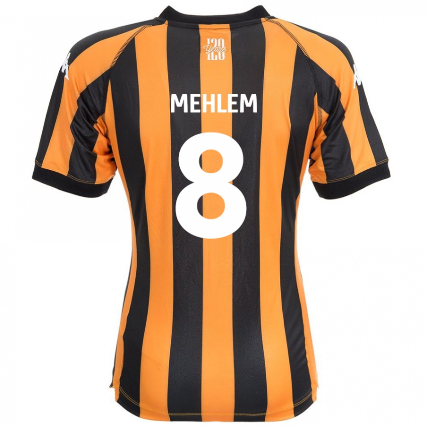 Kinder Marvin Mehlem #8 Schwarz Bernstein Heimtrikot Trikot 2024/25 T-Shirt