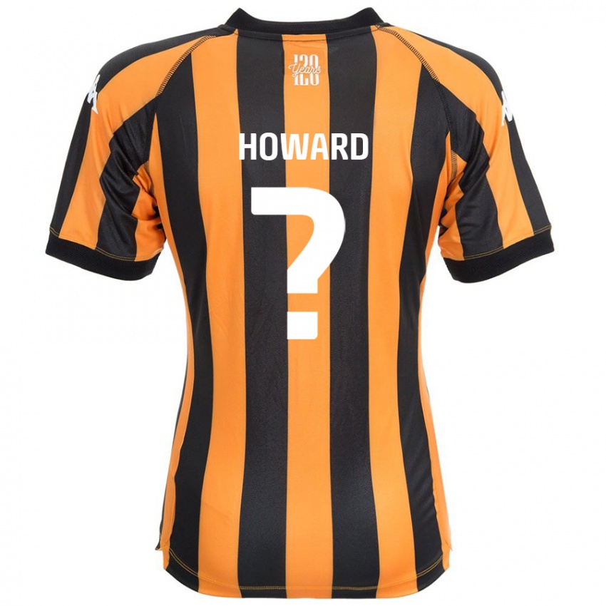 Kinder Archie Howard #0 Schwarz Bernstein Heimtrikot Trikot 2024/25 T-Shirt