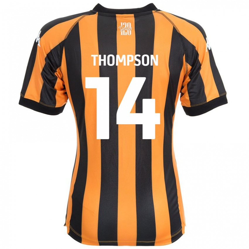 Kinder Katie Thompson #14 Schwarz Bernstein Heimtrikot Trikot 2024/25 T-Shirt