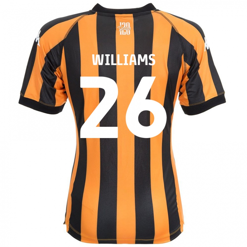 Kinder Annabel Williams #26 Schwarz Bernstein Heimtrikot Trikot 2024/25 T-Shirt