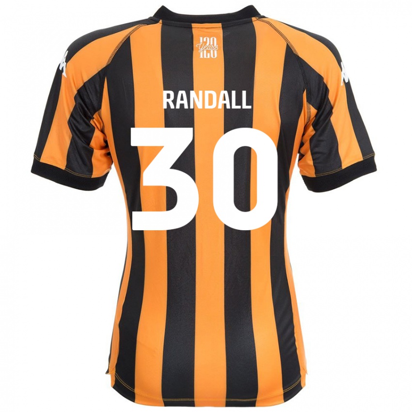 Kinder Jennifer Randall #30 Schwarz Bernstein Heimtrikot Trikot 2024/25 T-Shirt