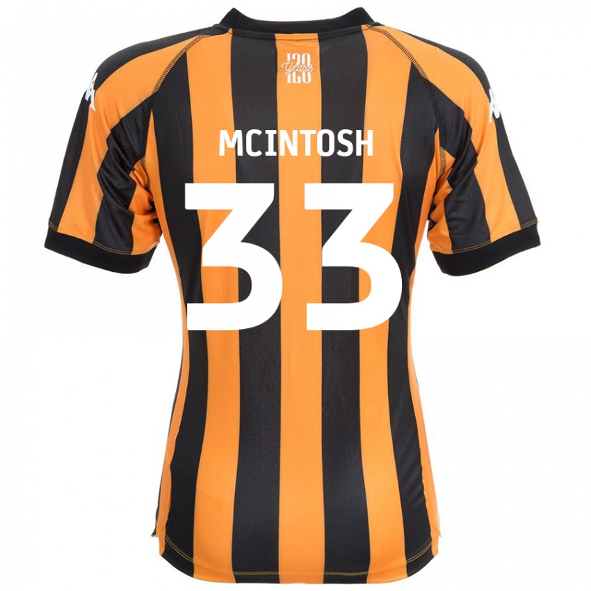 Kinder Lucy Mcintosh #33 Schwarz Bernstein Heimtrikot Trikot 2024/25 T-Shirt