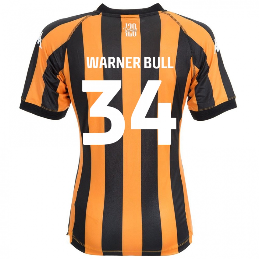 Kinder Lucy Warner-Bull #34 Schwarz Bernstein Heimtrikot Trikot 2024/25 T-Shirt