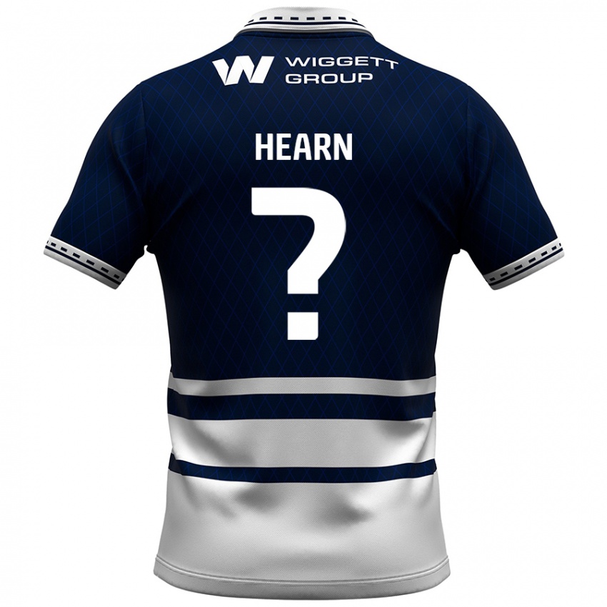 Kinder Henry Hearn #0 Marineblau Weiß Heimtrikot Trikot 2024/25 T-Shirt