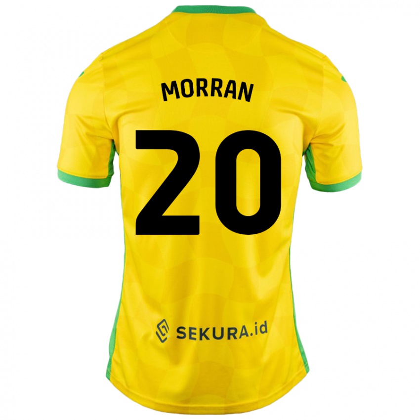 Kinder Eloise Morran #20 Gelb Grün Heimtrikot Trikot 2024/25 T-Shirt