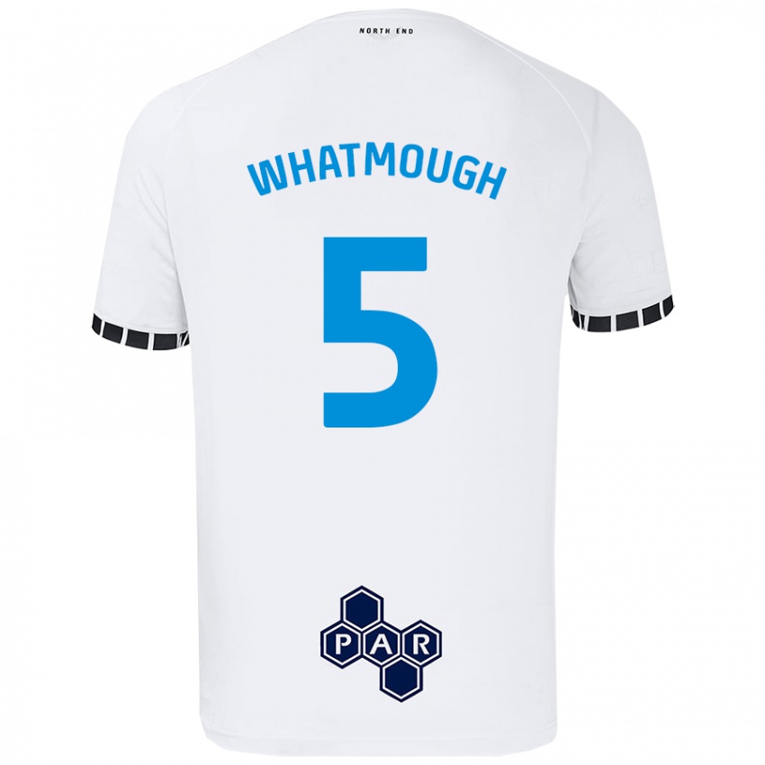 Kinder Jack Whatmough #5 Weiß Heimtrikot Trikot 2024/25 T-Shirt