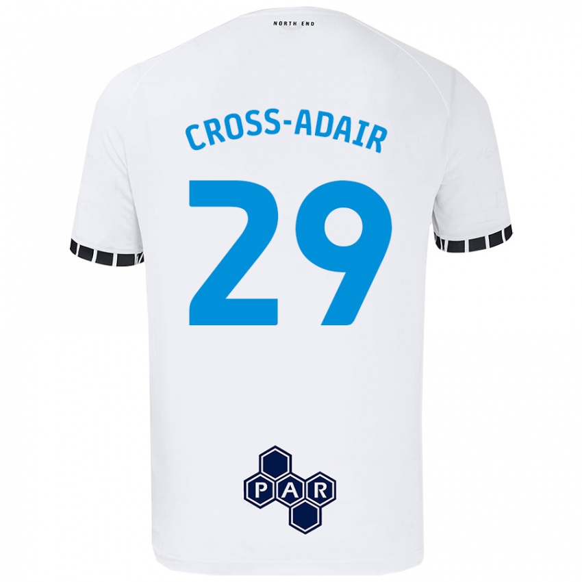 Kinder Finlay Cross-Adair #29 Weiß Heimtrikot Trikot 2024/25 T-Shirt