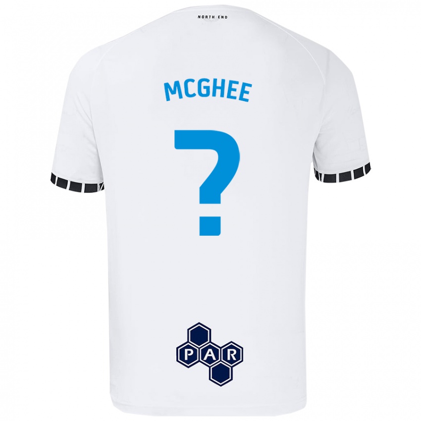 Kinder Cole Mcghee #0 Weiß Heimtrikot Trikot 2024/25 T-Shirt