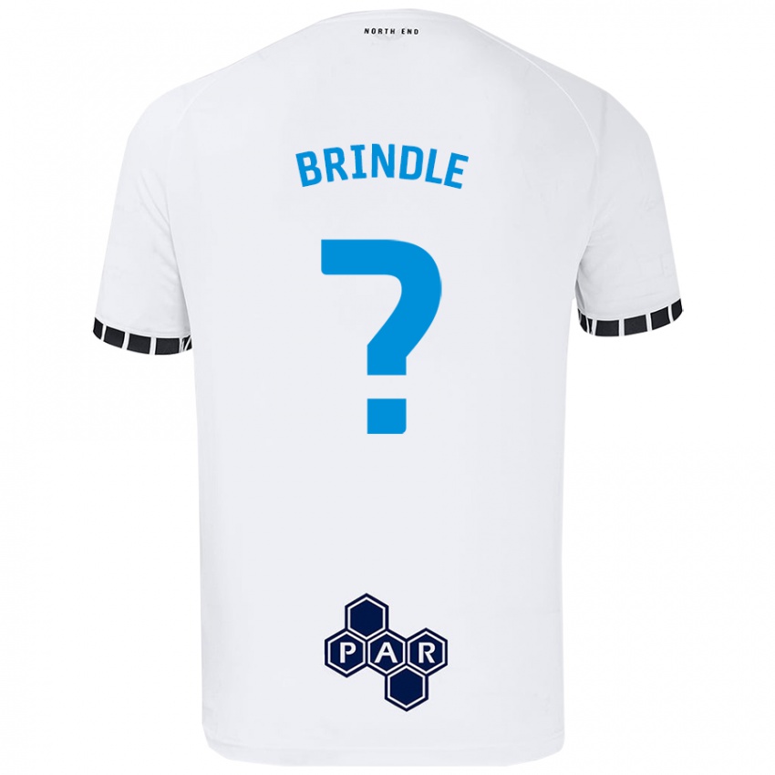 Kinder Jonny Brindle #0 Weiß Heimtrikot Trikot 2024/25 T-Shirt