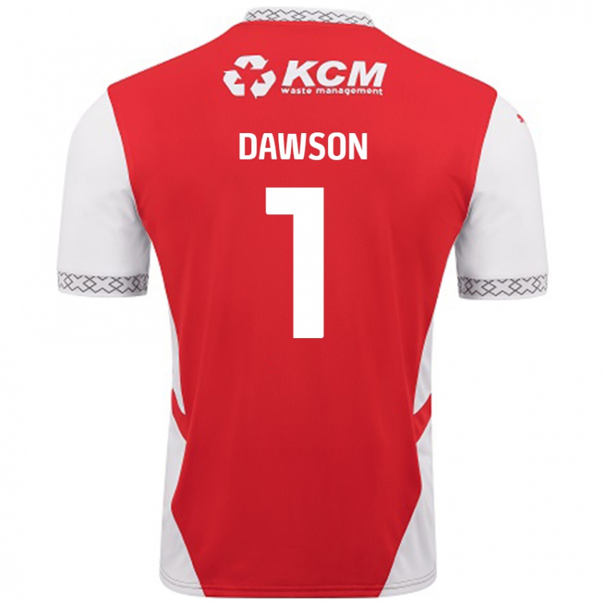 Kinder Cameron Dawson #1 Rot Weiß Heimtrikot Trikot 2024/25 T-Shirt