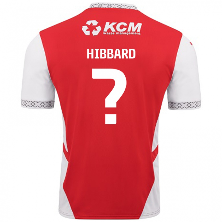 Kinder Zac Hibbard #0 Rot Weiß Heimtrikot Trikot 2024/25 T-Shirt