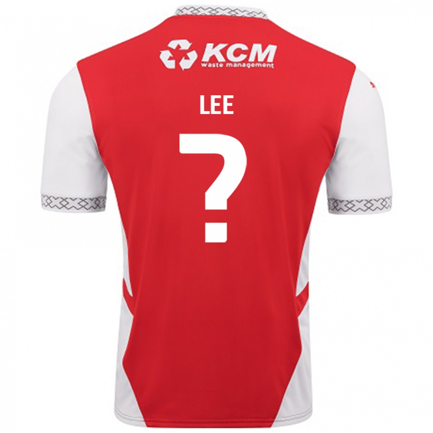 Kinder Cohen Lee #0 Rot Weiß Heimtrikot Trikot 2024/25 T-Shirt