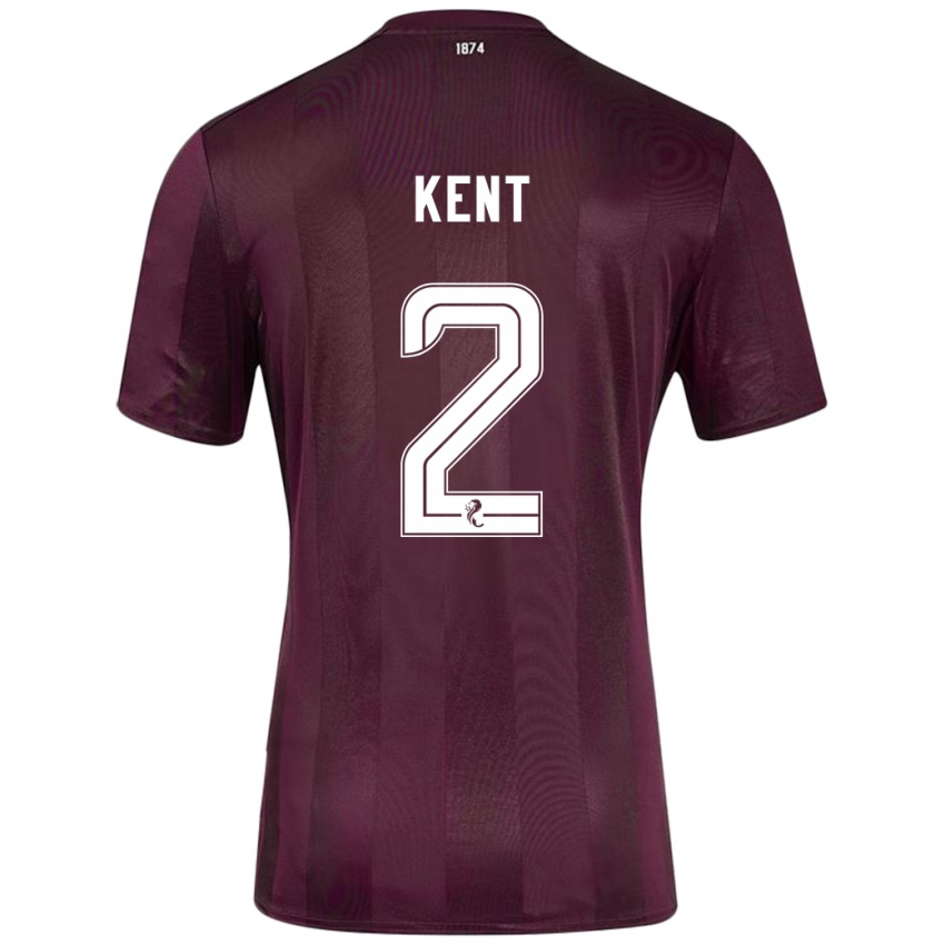 Kinder Frankie Kent #2 Burgundrot Heimtrikot Trikot 2024/25 T-Shirt