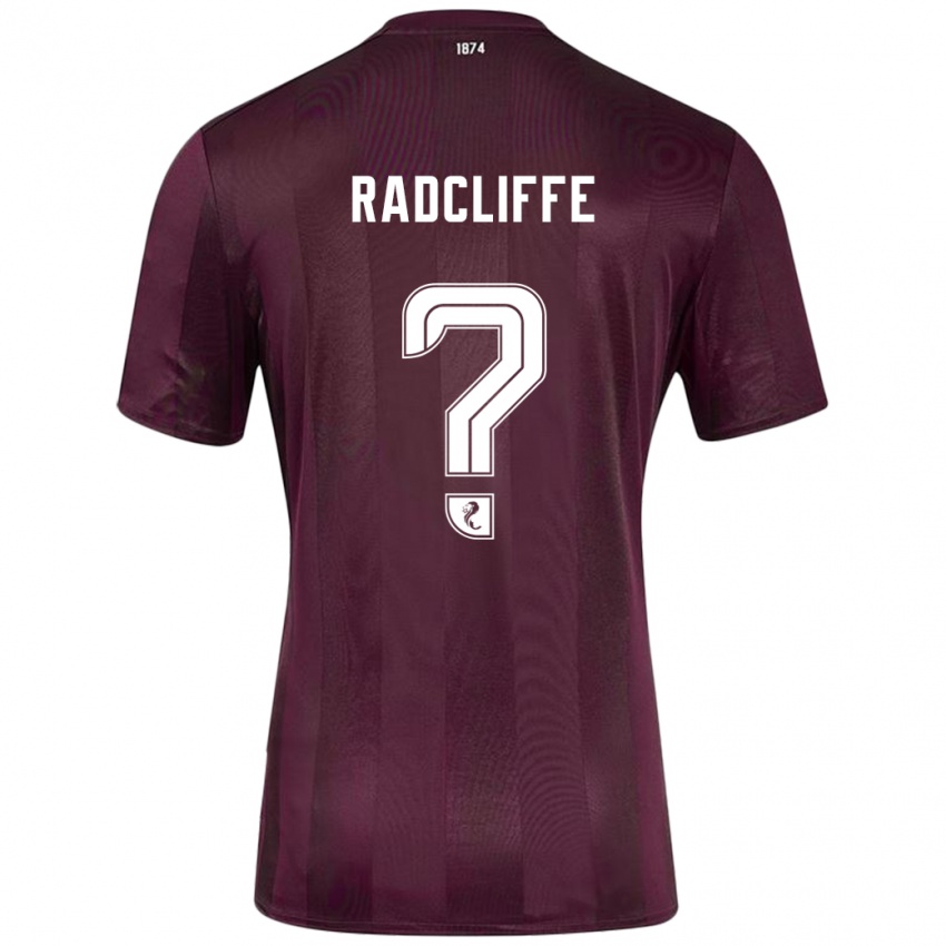 Kinder Josh Radcliffe #0 Burgundrot Heimtrikot Trikot 2024/25 T-Shirt