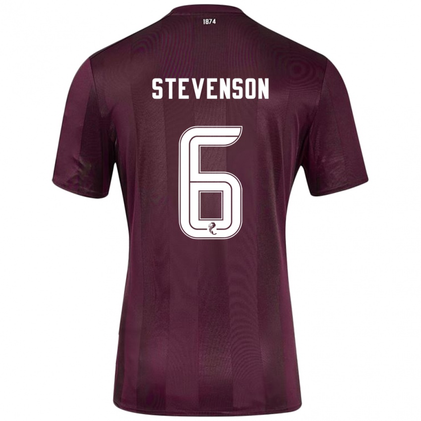 Kinder Gus Stevenson #6 Burgundrot Heimtrikot Trikot 2024/25 T-Shirt