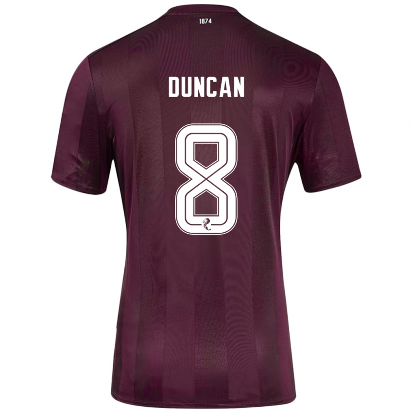 Kinder Ryan Duncan #8 Burgundrot Heimtrikot Trikot 2024/25 T-Shirt