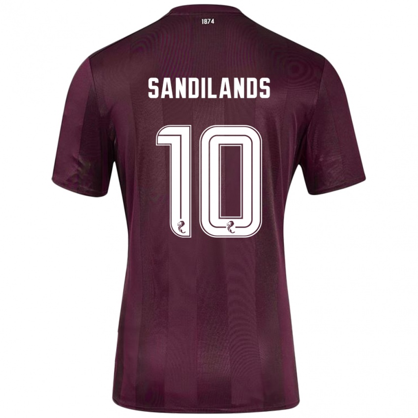 Kinder Callum Sandilands #10 Burgundrot Heimtrikot Trikot 2024/25 T-Shirt