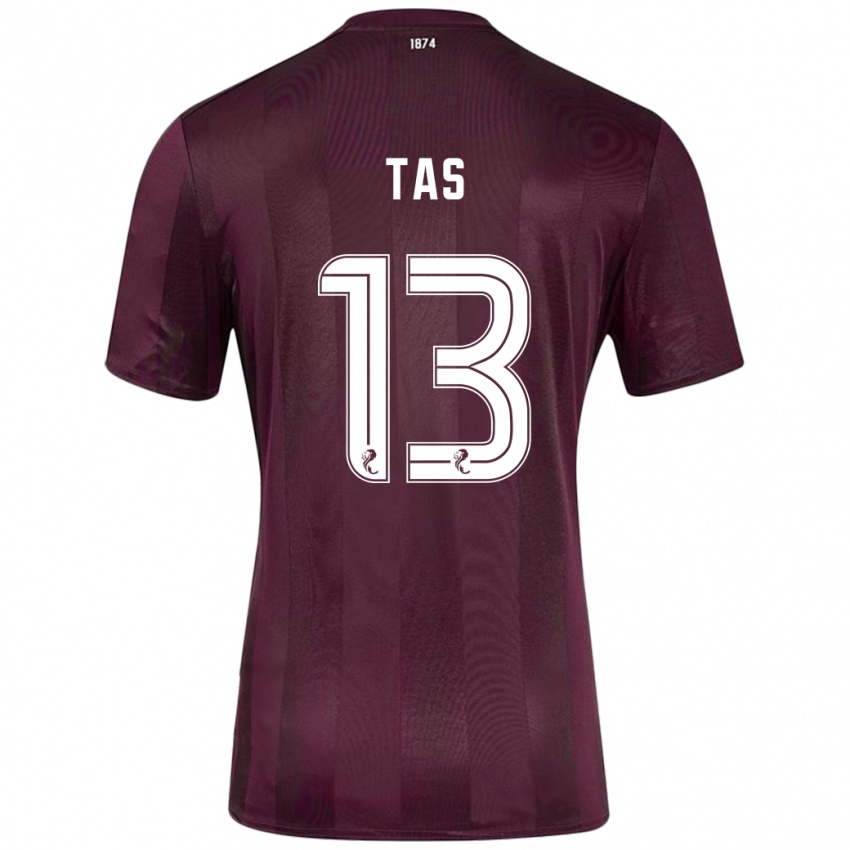 Kinder Lyndon Tas #13 Burgundrot Heimtrikot Trikot 2024/25 T-Shirt