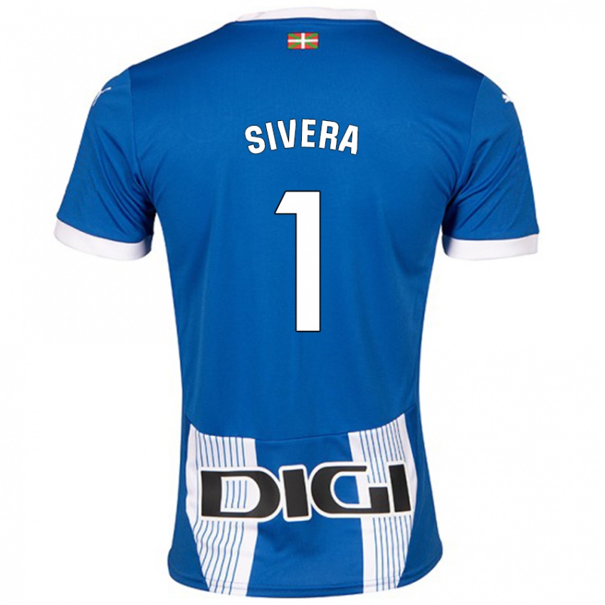 Kinder Antonio Sivera #1 Blau Heimtrikot Trikot 2024/25 T-Shirt