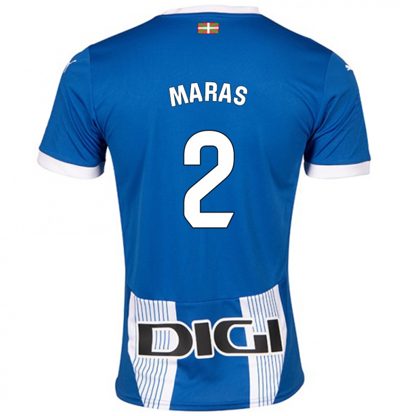 Kinder Nikola Maras #2 Blau Heimtrikot Trikot 2024/25 T-Shirt