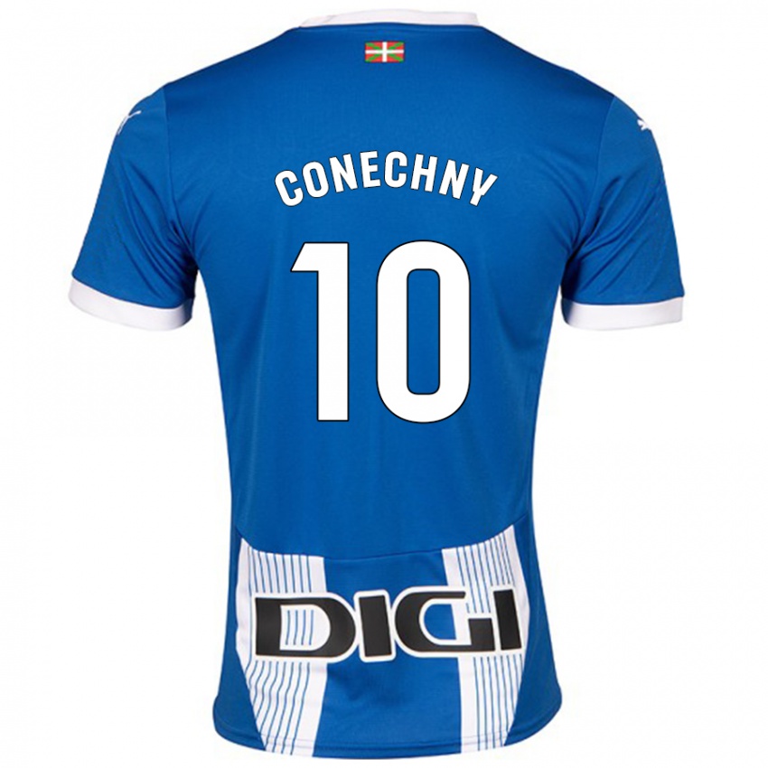 Kinder Tomás Conechny #10 Blau Heimtrikot Trikot 2024/25 T-Shirt