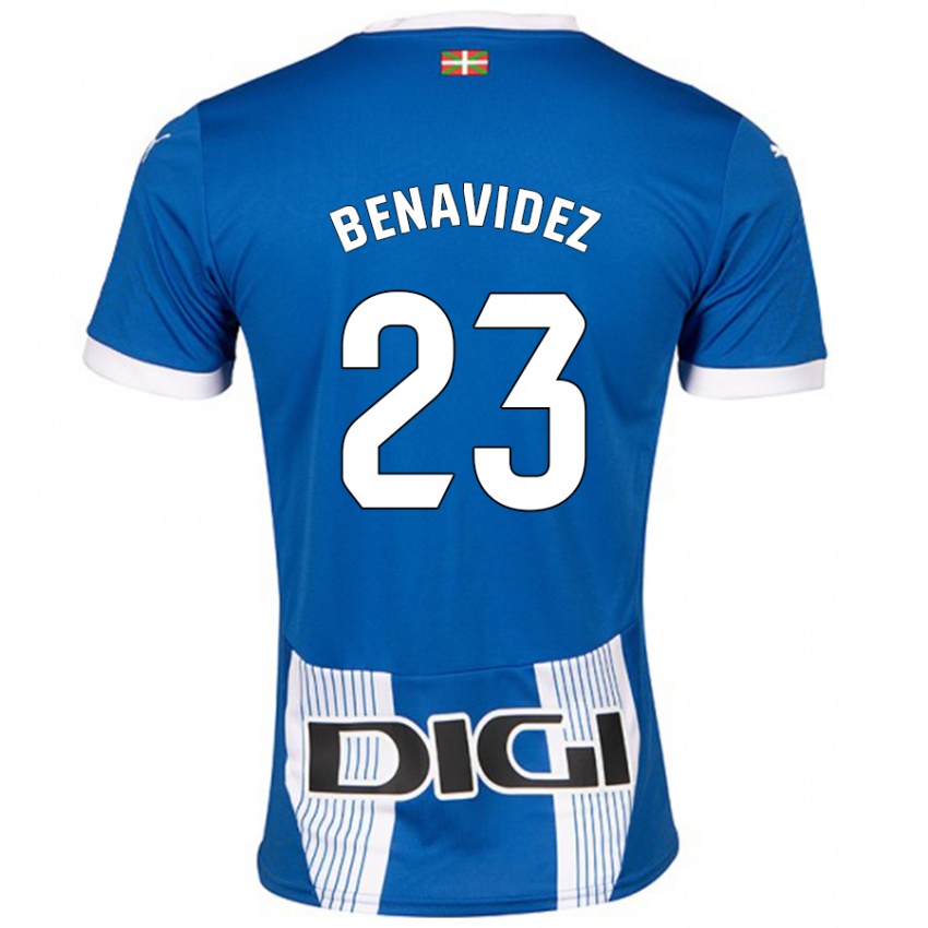 Kinder Carlos Benavidez #23 Blau Heimtrikot Trikot 2024/25 T-Shirt