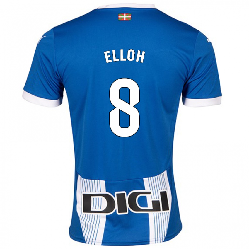 Kinder Rebecca Elloh #8 Blau Heimtrikot Trikot 2024/25 T-Shirt