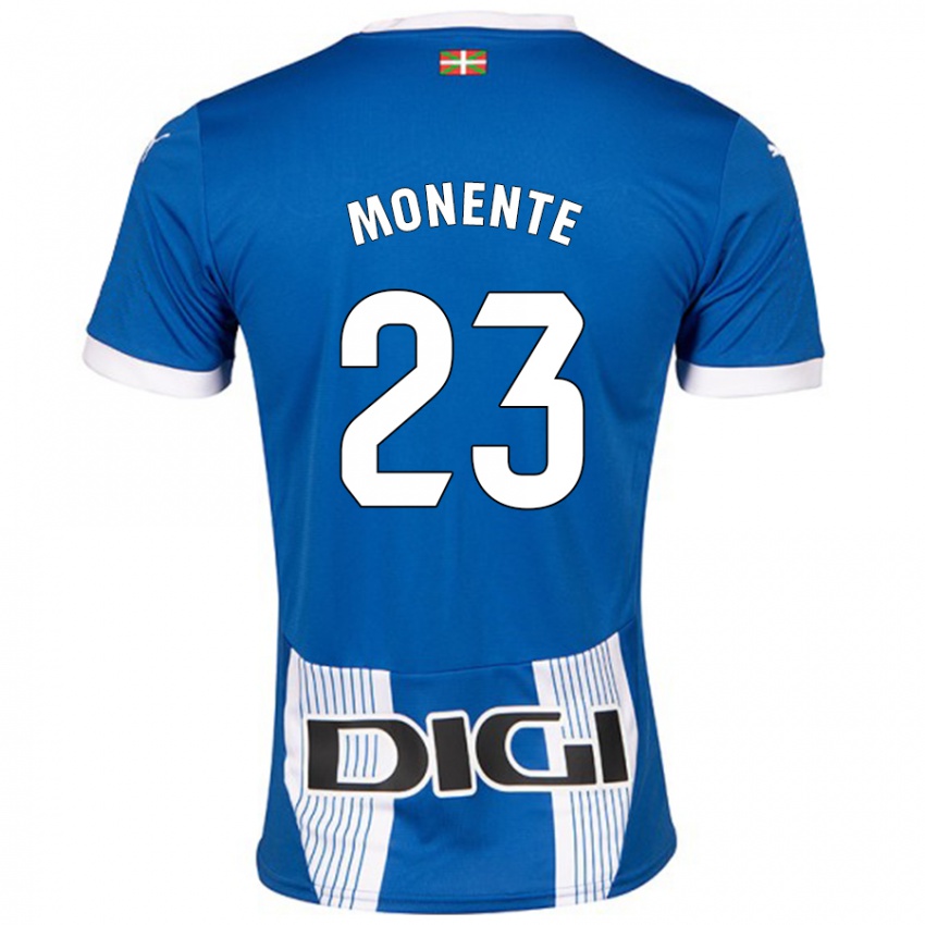 Kinder Leyre Monente #23 Blau Heimtrikot Trikot 2024/25 T-Shirt