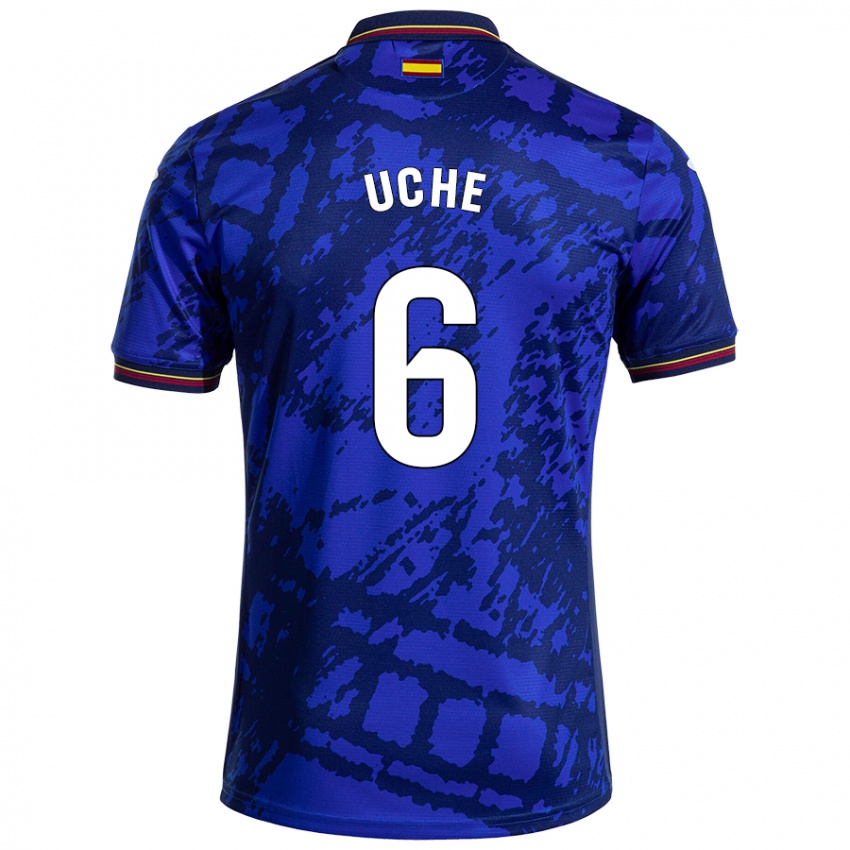 Kinder Chrisantus Uche #6 Dunkleres Blau Heimtrikot Trikot 2024/25 T-Shirt