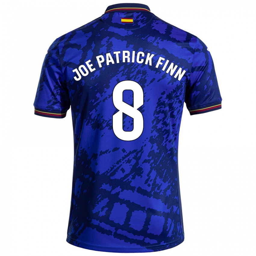 Kinder John Joe Patrick Finn #8 Dunkleres Blau Heimtrikot Trikot 2024/25 T-Shirt