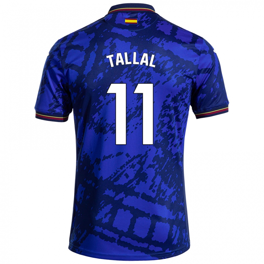 Kinder Yassin Tallal #11 Dunkleres Blau Heimtrikot Trikot 2024/25 T-Shirt