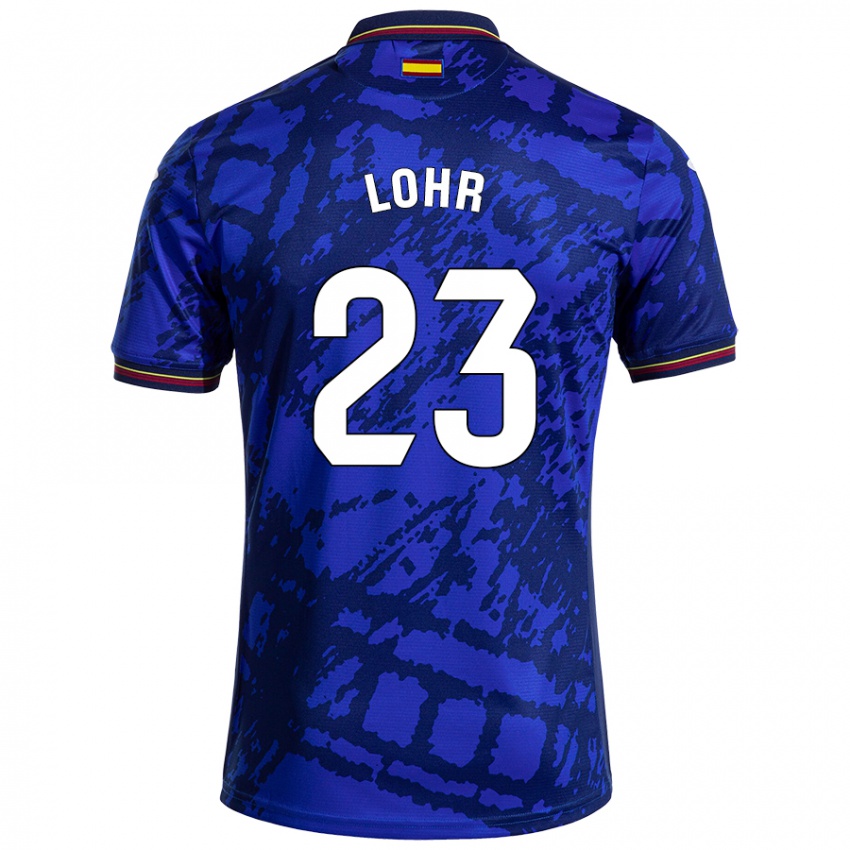 Kinder Luca Lohr #23 Dunkleres Blau Heimtrikot Trikot 2024/25 T-Shirt