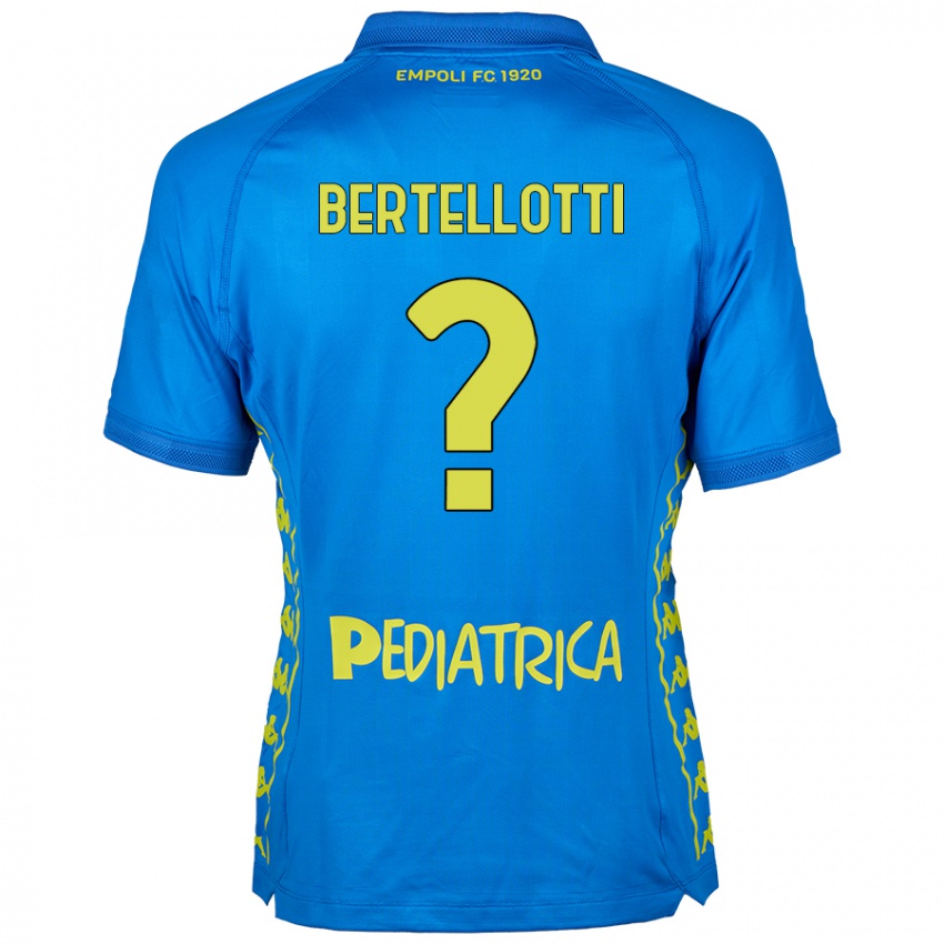 Kinder Giacomo Bertellotti #0 Blau Heimtrikot Trikot 2024/25 T-Shirt