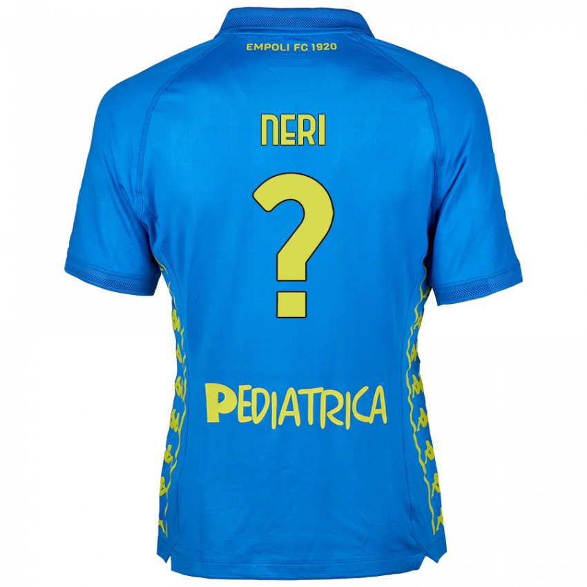 Kinder Christian Neri #0 Blau Heimtrikot Trikot 2024/25 T-Shirt