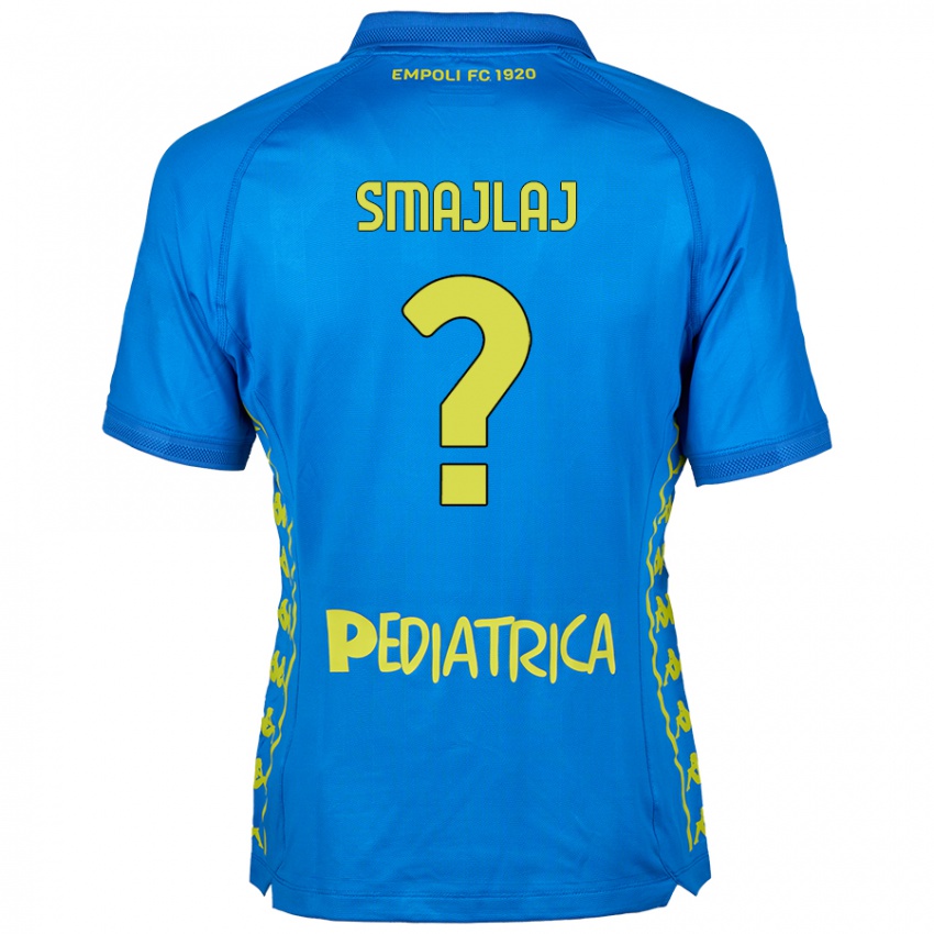 Kinder Rikardo Smajlaj #0 Blau Heimtrikot Trikot 2024/25 T-Shirt