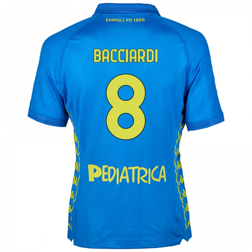 Kinder Andrea Bacciardi #8 Blau Heimtrikot Trikot 2024/25 T-Shirt