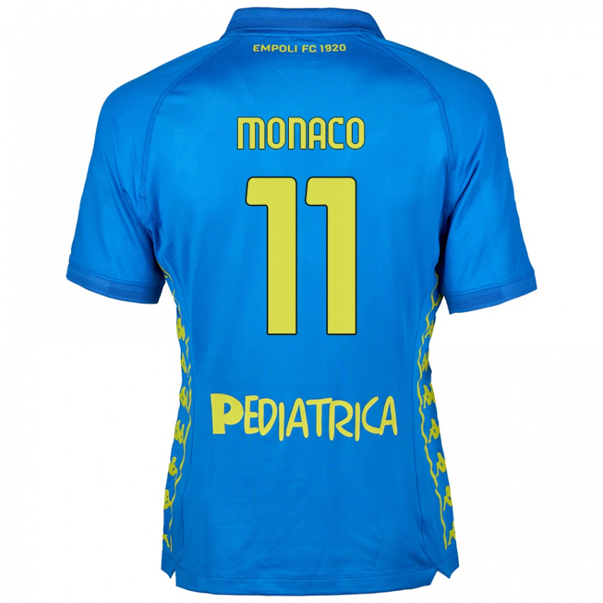 Kinder Salvatore Monaco #11 Blau Heimtrikot Trikot 2024/25 T-Shirt