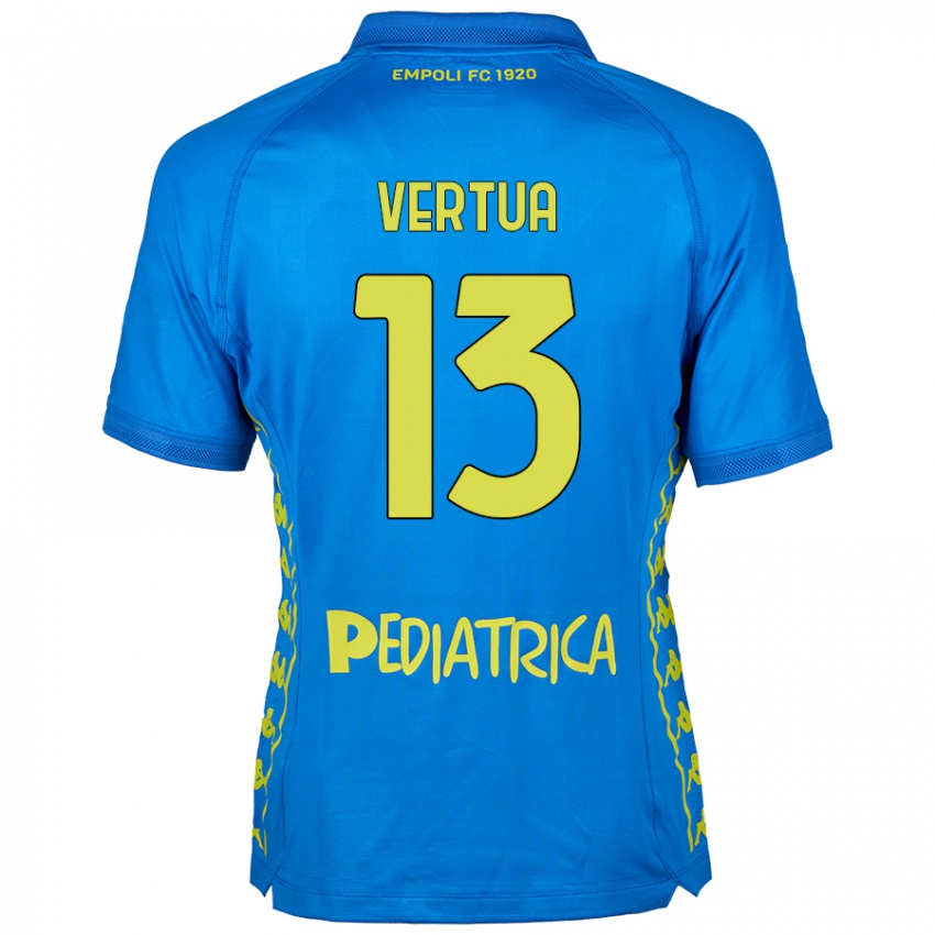 Kinder Filippo Vertua #13 Blau Heimtrikot Trikot 2024/25 T-Shirt