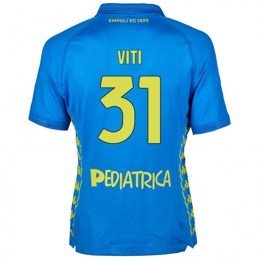 Kinder Vittorio Viti #31 Blau Heimtrikot Trikot 2024/25 T-Shirt