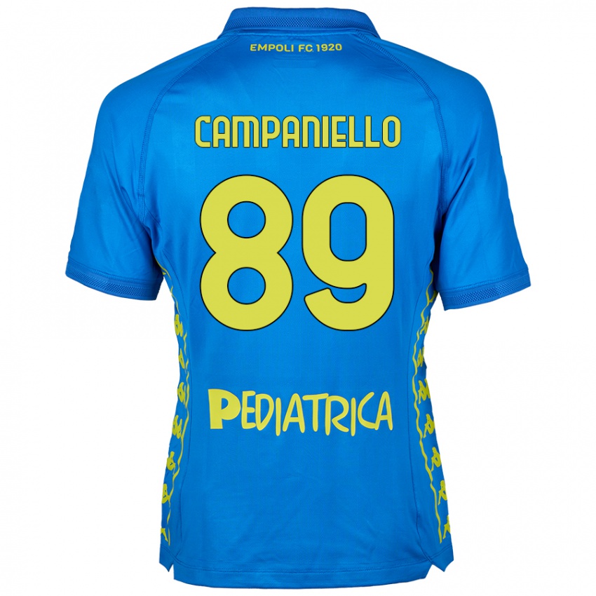 Kinder Thomas Campaniello #89 Blau Heimtrikot Trikot 2024/25 T-Shirt