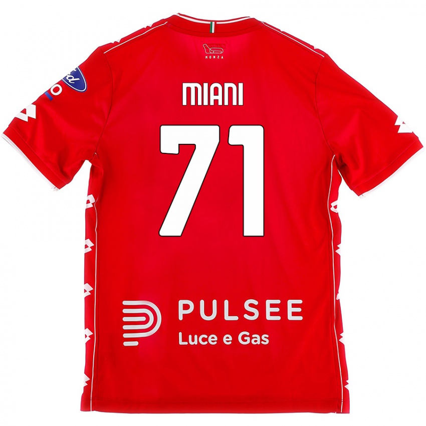 Kinder Arthur Miani #71 Rot Weiß Heimtrikot Trikot 2024/25 T-Shirt