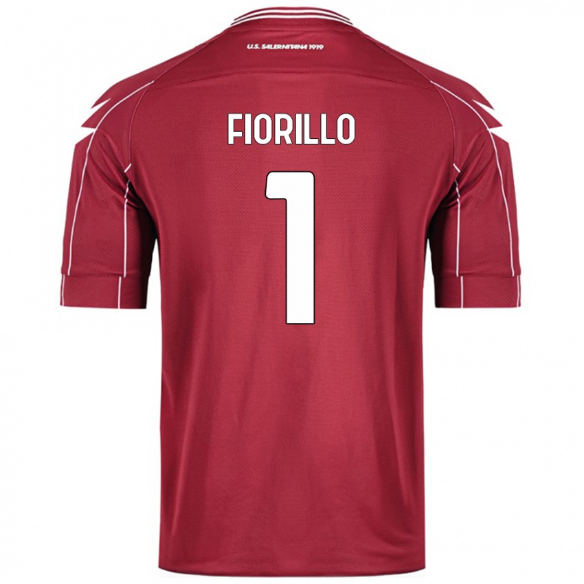 Kinder Vincenzo Fiorillo #1 Burgundrot Heimtrikot Trikot 2024/25 T-Shirt