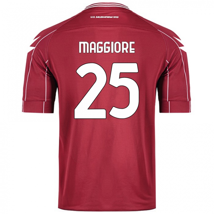 Kinder Giulio Maggiore #25 Burgundrot Heimtrikot Trikot 2024/25 T-Shirt