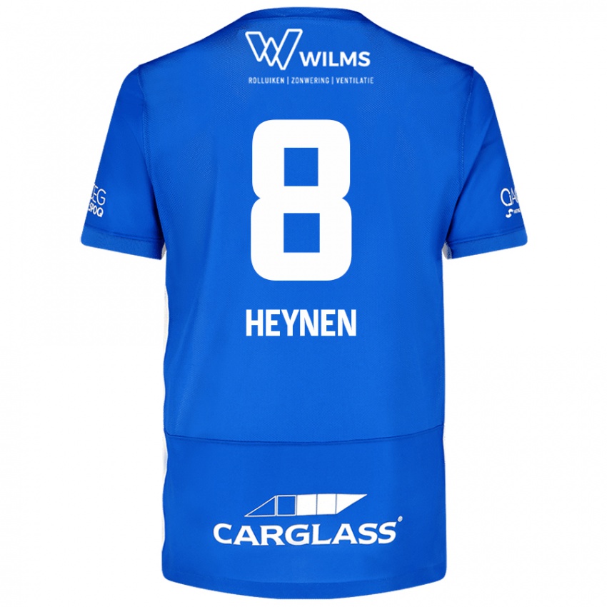 Kinder Bryan Heynen #8 Blau Heimtrikot Trikot 2024/25 T-Shirt