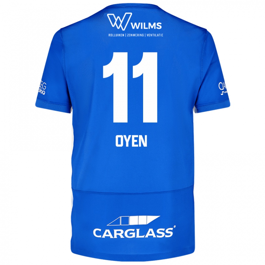 Kinder Luca Oyen #11 Blau Heimtrikot Trikot 2024/25 T-Shirt