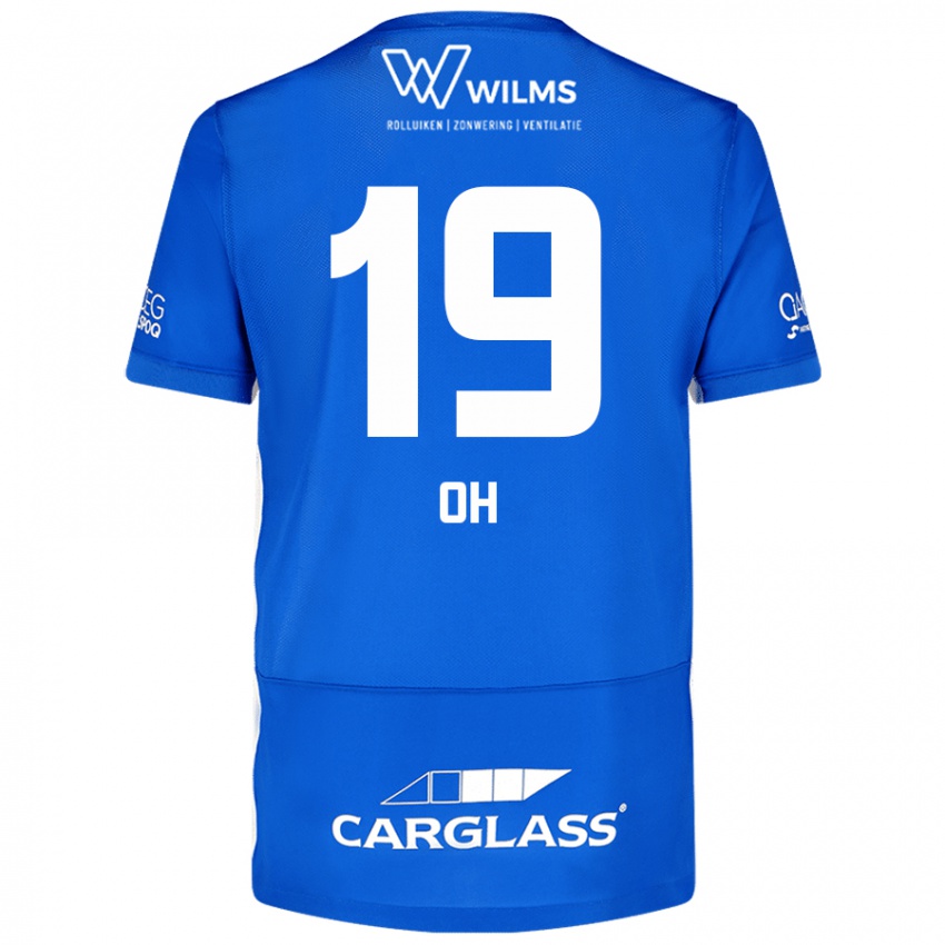 Kinder Hyeon-Gyu Oh #19 Blau Heimtrikot Trikot 2024/25 T-Shirt